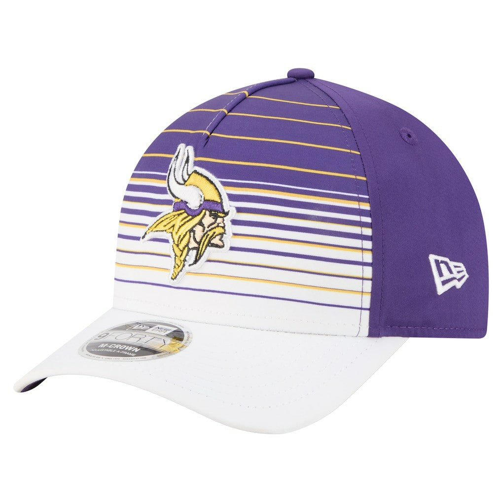 Minnesota Vikings New Era Adventure Gradient 9FORTY M-Crown A-Frame Adjustable Hat - White/Purple for sale