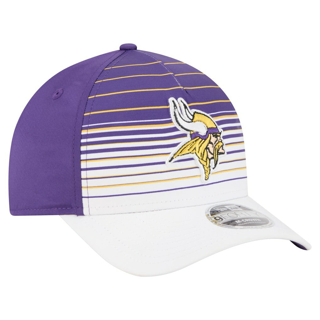 Minnesota Vikings New Era Adventure Gradient 9FORTY M-Crown A-Frame Adjustable Hat - White/Purple for sale