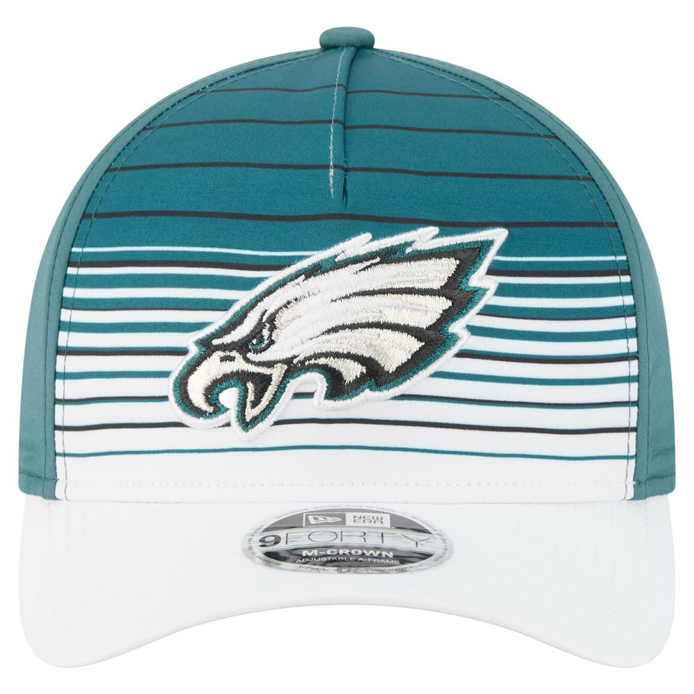 Philadelphia Eagles New Era Adventure Gradient 9FORTY M-Crown A-Frame Adjustable Hat - White/Midnight Green cheap