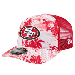 San Francisco 49ers New Era Hula 9SEVENTY Adjustable Trucker Hat - Scarlet cheap