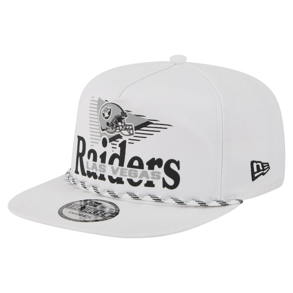 Las Vegas Raiders New Era Collide Golfer Snapback Hat - White online