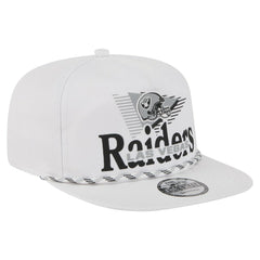 Las Vegas Raiders New Era Collide Golfer Snapback Hat - White online