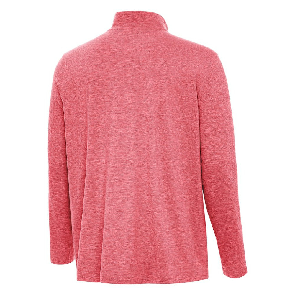 Detroit Red Wings Antigua 2025 NHL Stadium Series Hunk Quarter-Zip Jacket - Heather Red Jackets