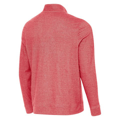 Detroit Red Wings Antigua 2025 NHL Stadium Series Subtle Quarter-Zip Top - Heather Red Tops