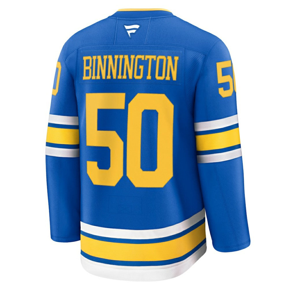 Jordan Binnington St. Louis Blues Fanatics Home Premium Player Jersey - Blue Jerseys