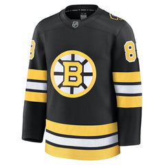 David Pastrnak Boston Bruins Fanatics Home Premium Player Jersey - Black Jerseys