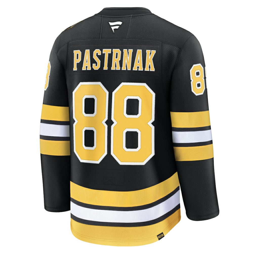 David Pastrnak Boston Bruins Fanatics Home Premium Player Jersey - Black Jerseys