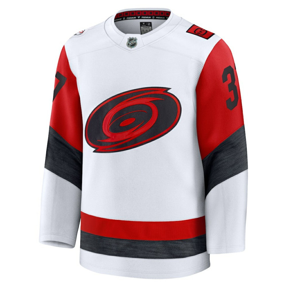 Andrei Svechnikov Carolina Hurricanes Fanatics Away Premium Jersey - White Jerseys