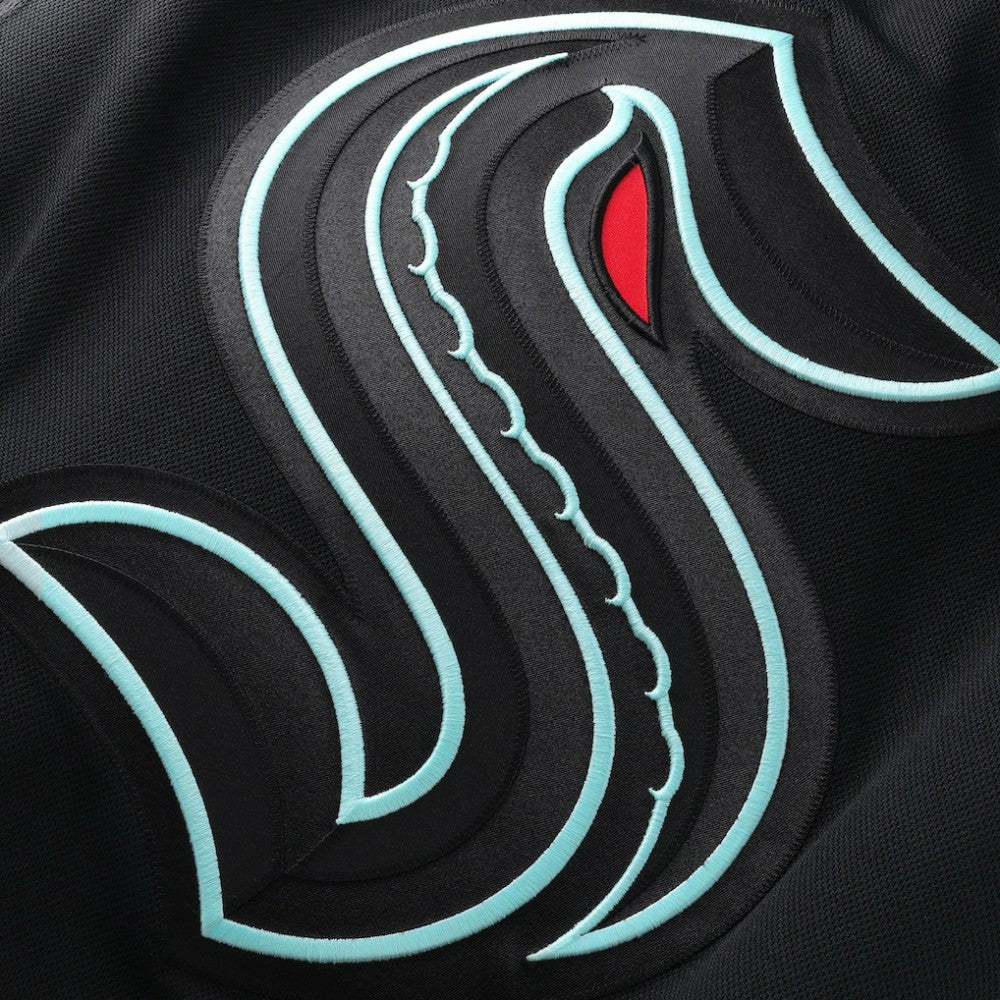 Philipp Grubauer Seattle Kraken Fanatics Alternate Premium Player Jersey - Black Jerseys