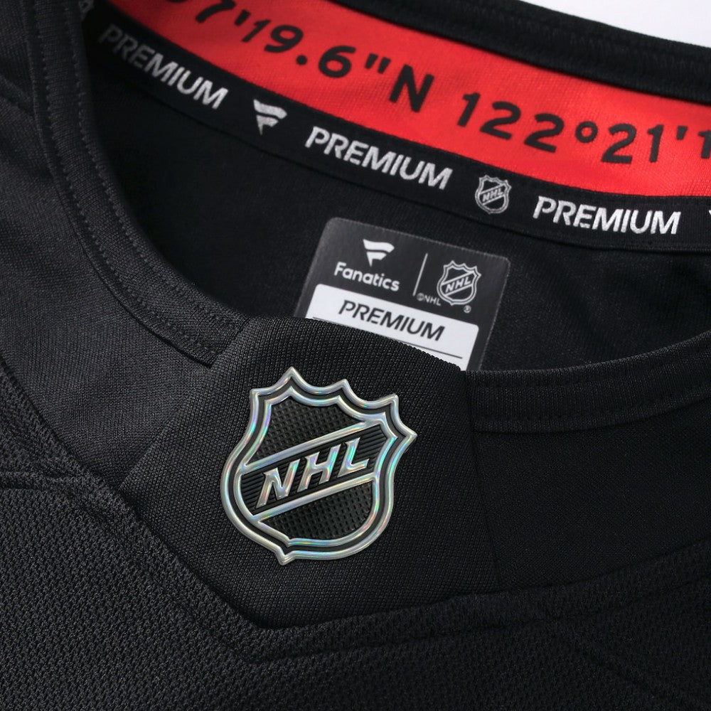 Philipp Grubauer Seattle Kraken Fanatics Alternate Premium Player Jersey - Black Jerseys