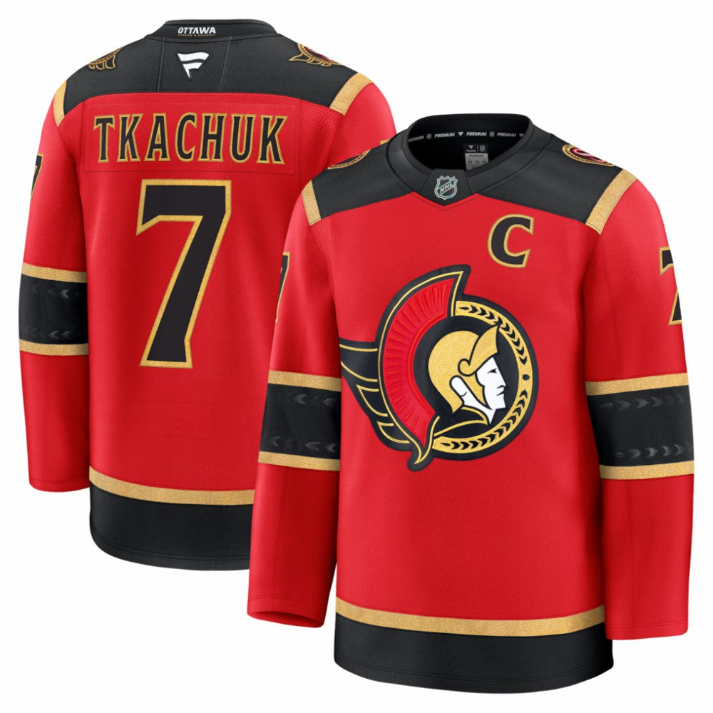 Brady Tkachuk Ottawa Senators Fanatics Alternate Premium Jersey - Red Jerseys