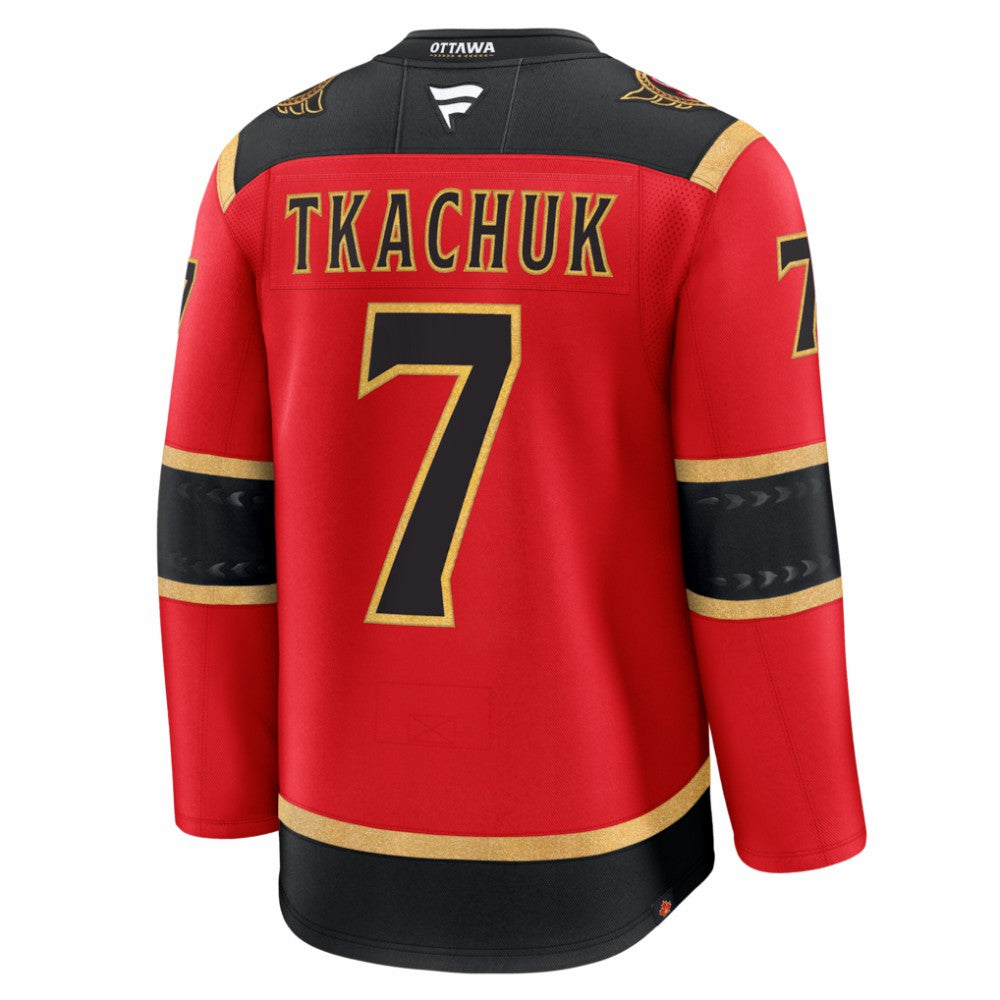 Brady Tkachuk Ottawa Senators Fanatics Alternate Premium Jersey - Red Jerseys