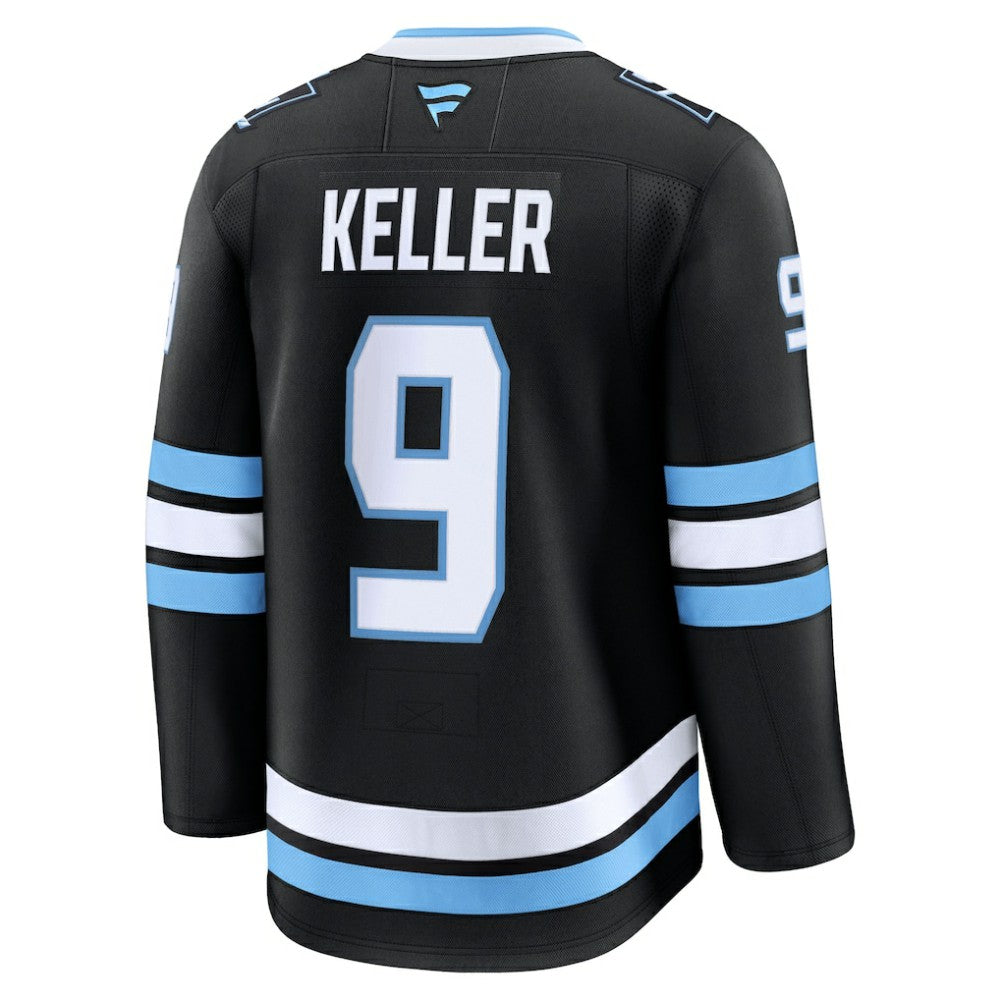 Clayton Keller Utah Mammoth Fanatics Home Premium Player Jersey - Black Jerseys