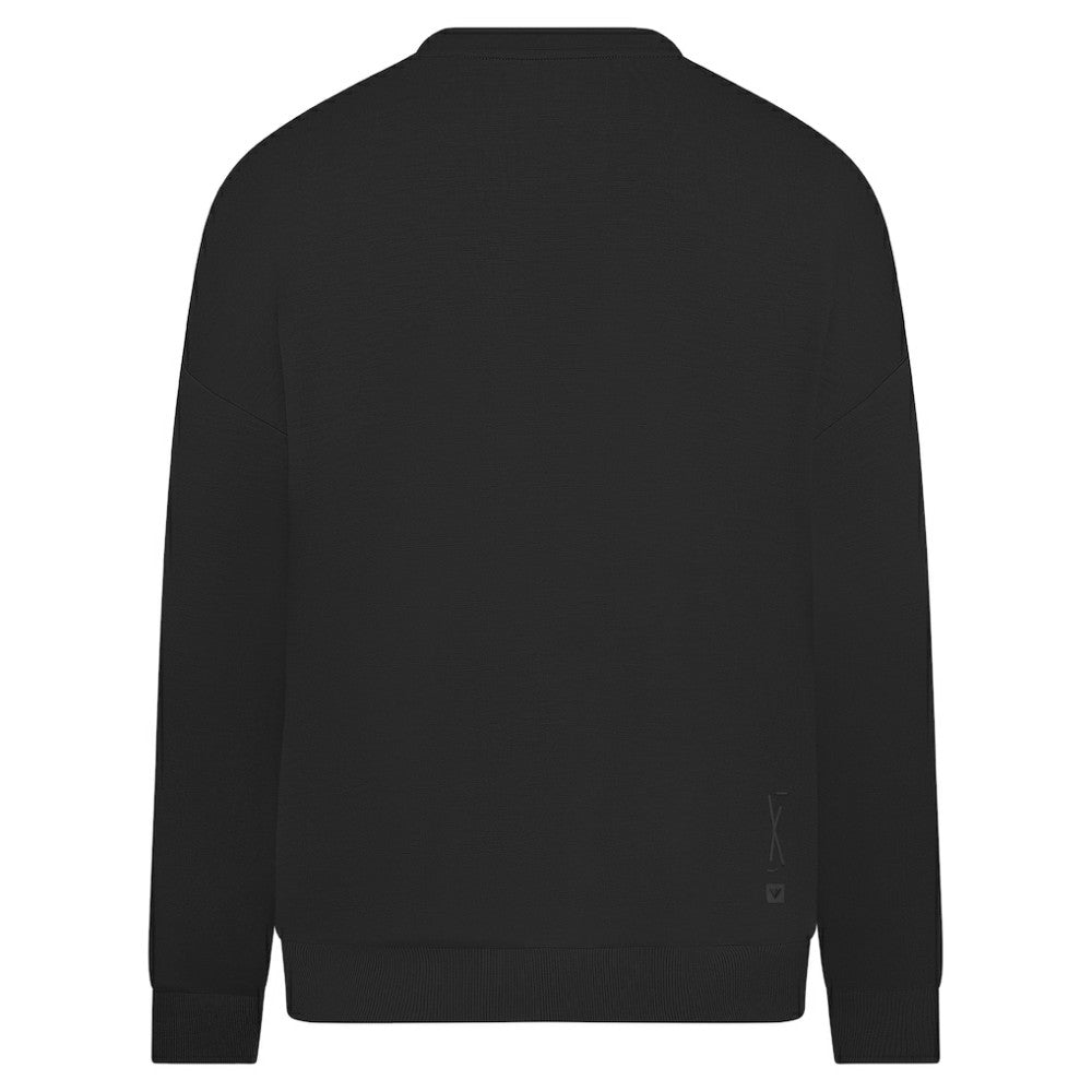 Carolina Hurricanes Levelwear Luxe Signature Lineage Tri-Blend Pullover Sweatshirt - Black Sweatshirts