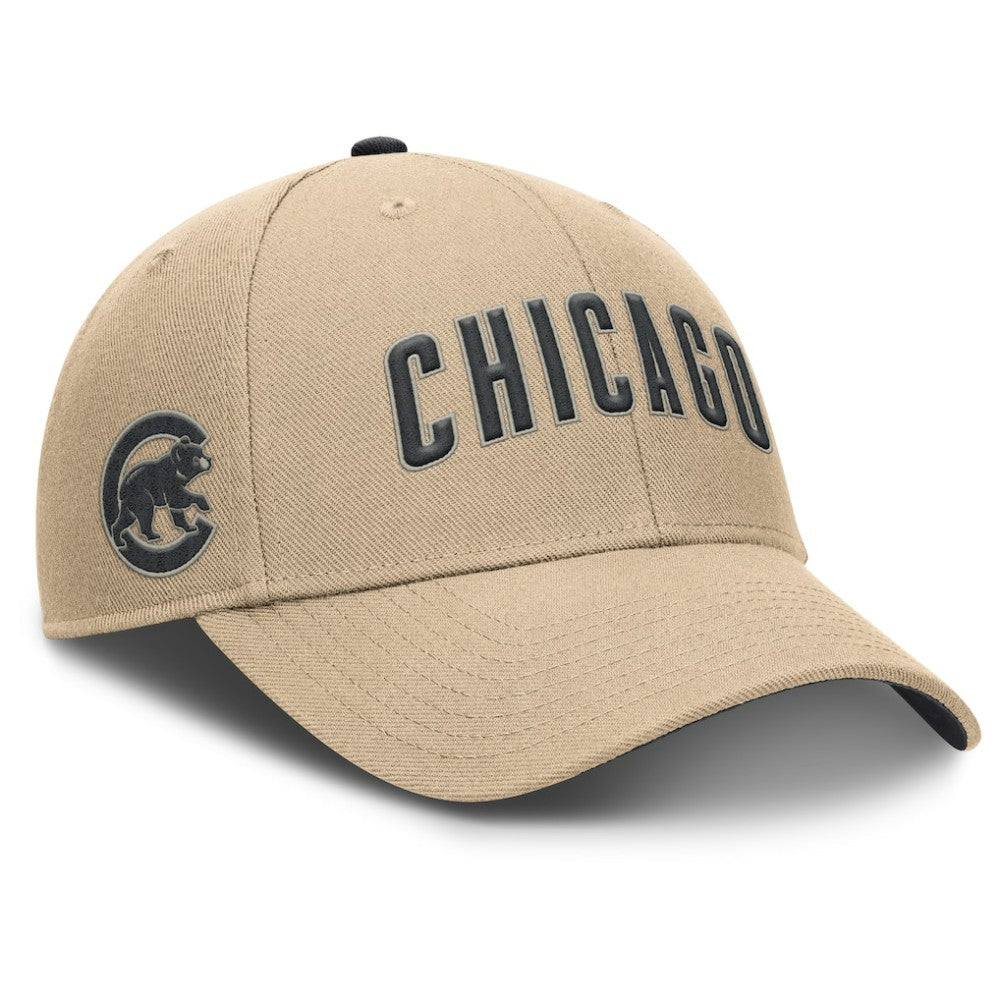 Chicago Cubs Rise Adjustable Hat Khaki