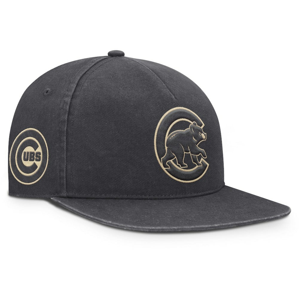 Chicago Cubs Monotone Pro Adjustable Hat Anthracite