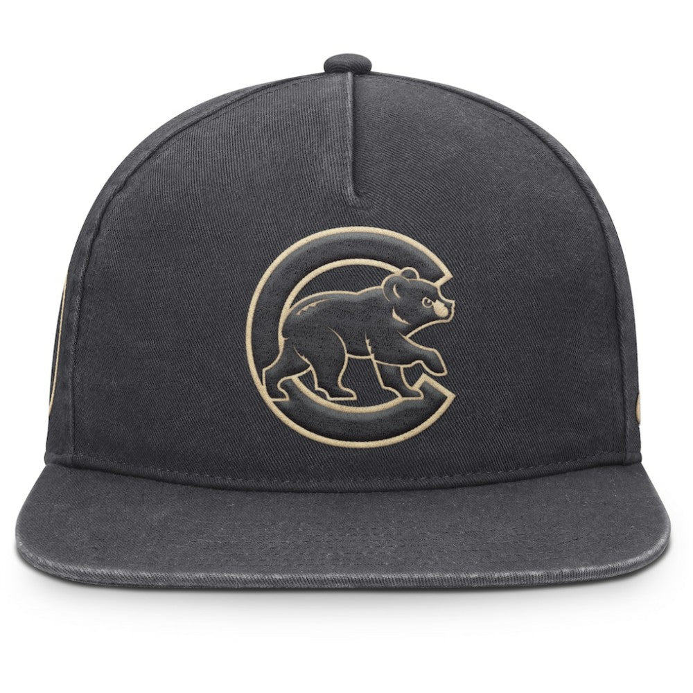 Chicago Cubs Monotone Pro Adjustable Hat Anthracite