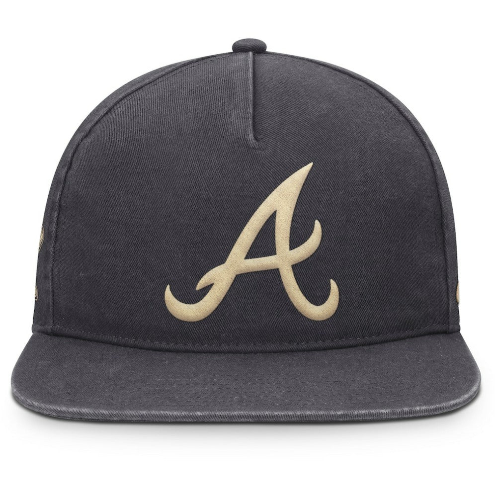 Atlanta Braves Monotone Pro Adjustable Hat Anthracite