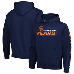 Chicago Bears Starter Vintage Pullover Hoodie - Navy discount