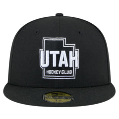 Utah Mammoth New Era State Shape 1st Season 59FIFTY Fitted Hat - Black Hats