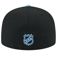 Utah Mammoth New Era Lockup 1st Season 59FIFTY Fitted Hat - Black/Light Blue Hats
