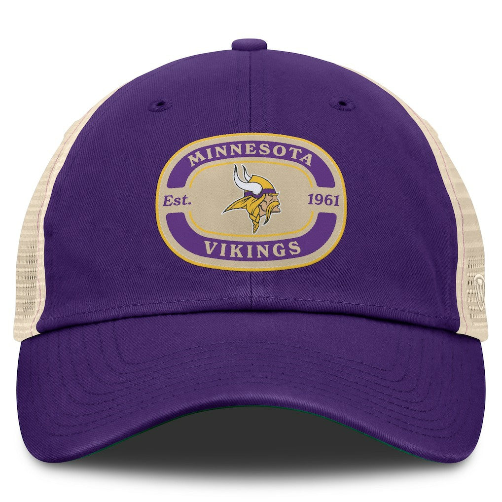 Minnesota Vikings Top of the World Team Patch Adjustable Hat - Purple outlet