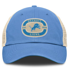 Detroit Lions Top of the World Team Patch Adjustable Hat - Blue sale