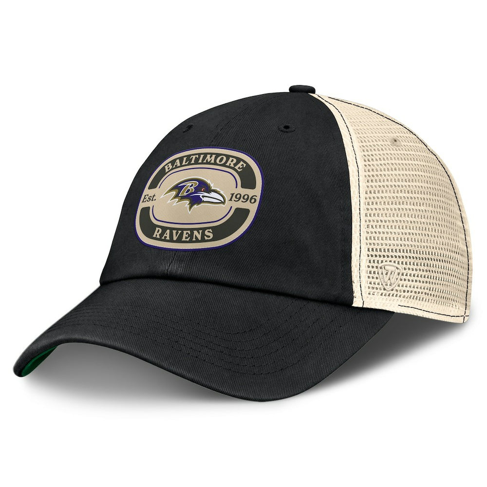 Baltimore Ravens Top of the World Team Patch Adjustable Hat - Black for sale