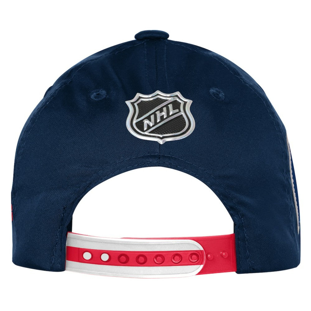 New York Rangers Fanatics Youth 2025 NHL Draft Authentic Pro On-Stage Podium Adjustable Hat - Navy Hats