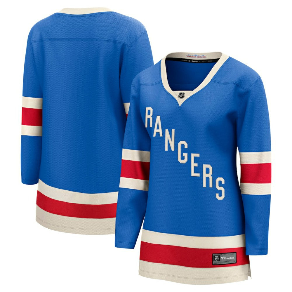 New York Rangers Fanatics Women's Centennial Breakaway Jersey - Blue Jerseys