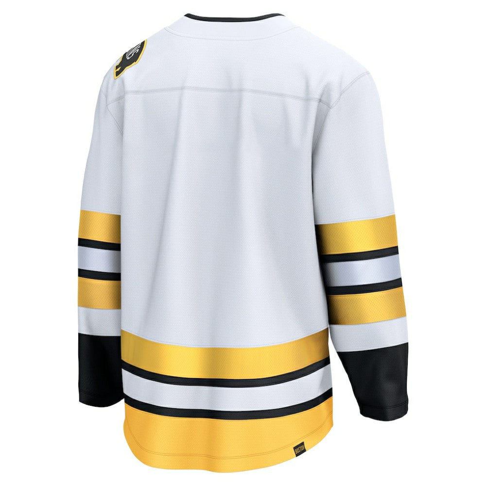 Boston Bruins Fanatics Away Breakaway Jersey - White Jerseys