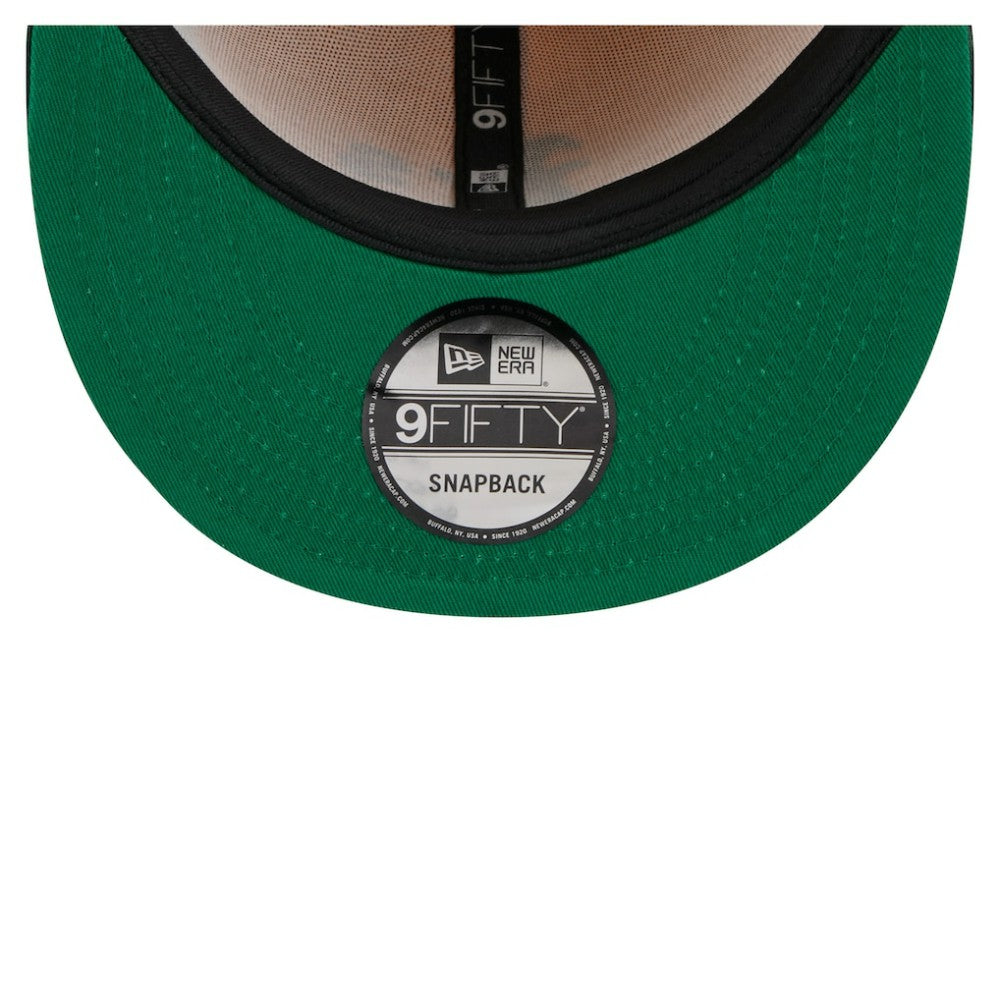 Athletics Retro Split Corduroy Snapback Hat Green/Gold