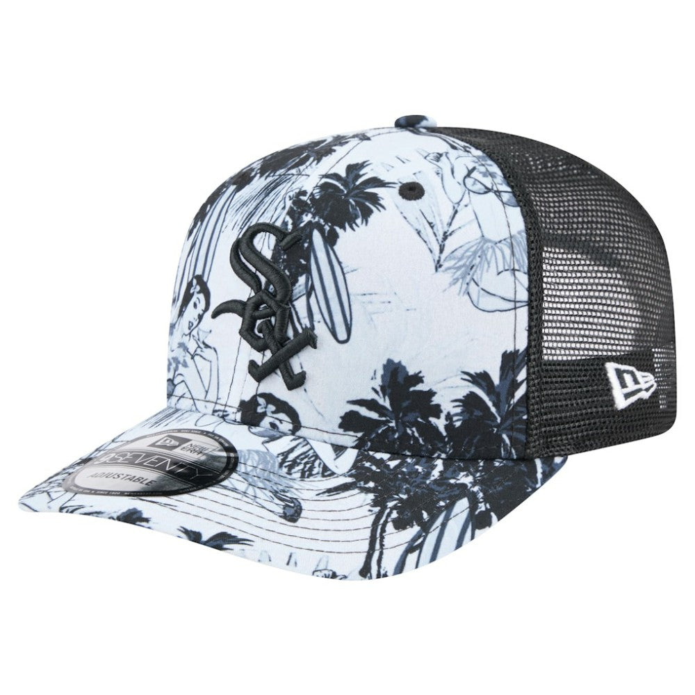 Chicago White Sox Hula Trucker 9SEVENTY Adjustable Hat Black
