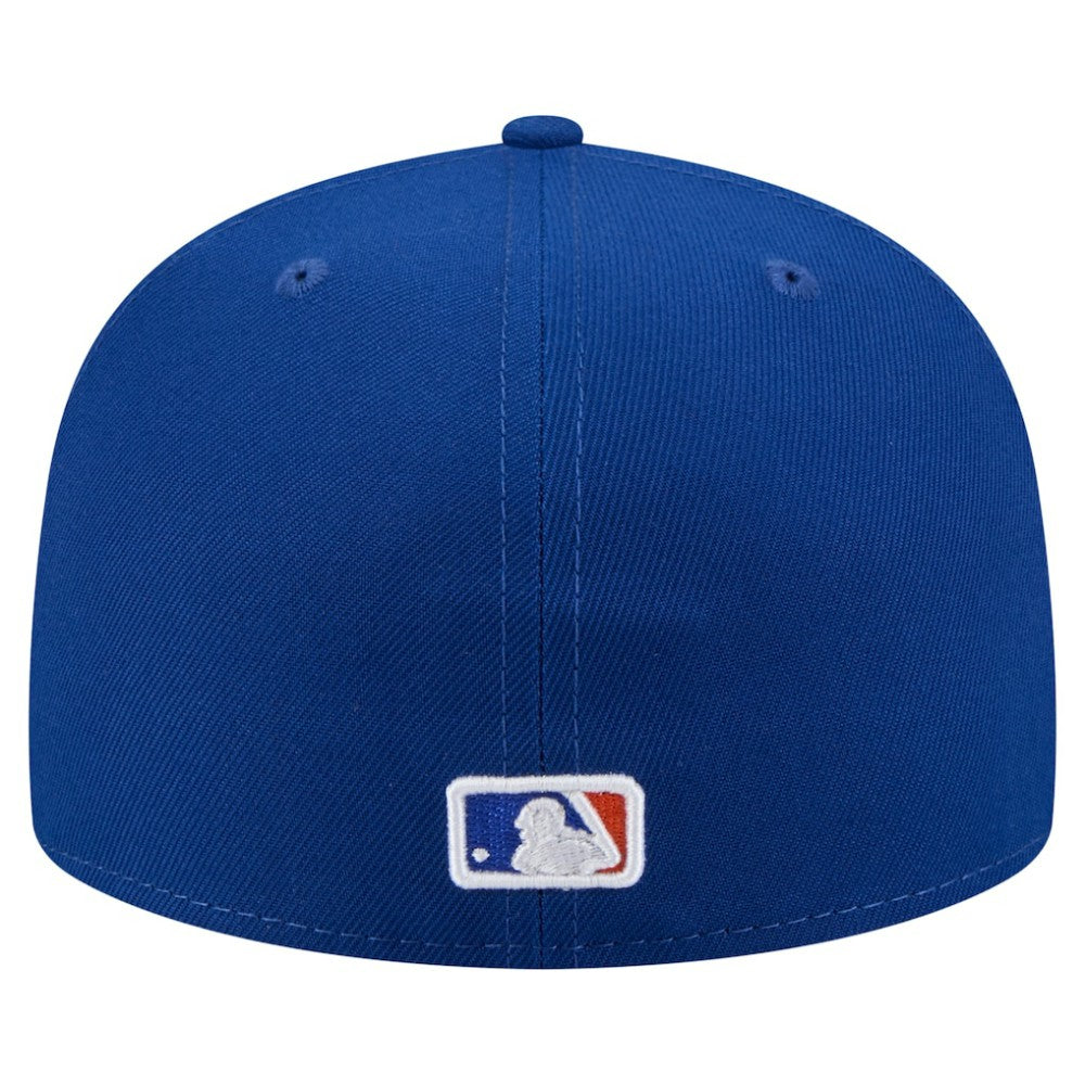 New York Mets Yarn Stitch 59FIFTY Fitted Hat Royal