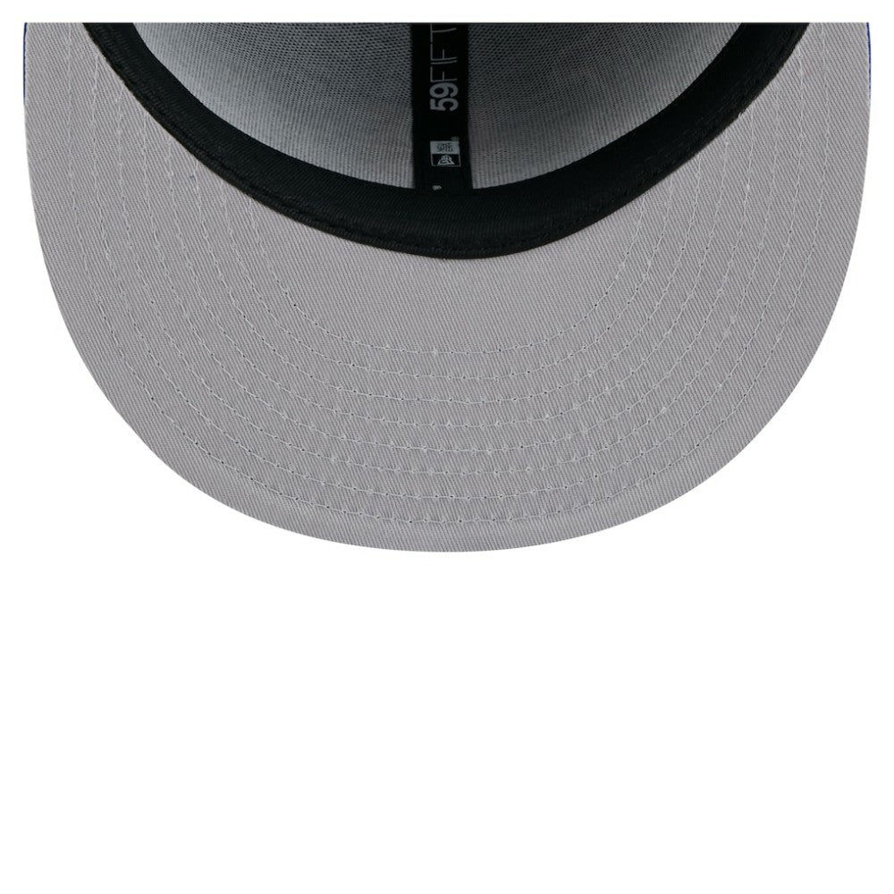 New York Mets Yarn Stitch 59FIFTY Fitted Hat Royal