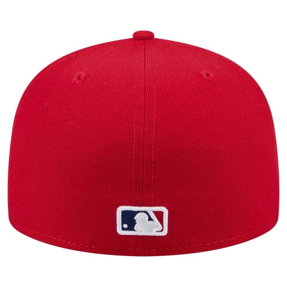 Philadelphia Phillies Yarn Stitch 59FIFTY Fitted Hat Red