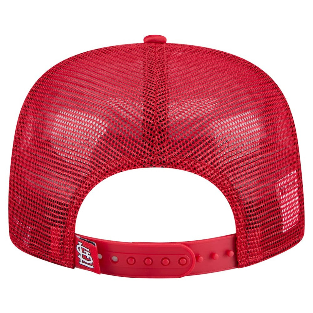 St. Louis Cardinals Retro Satin Script Golfer Adjustable Hat Red
