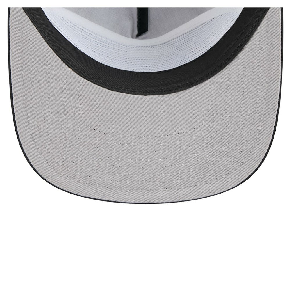 Chicago White Sox Retro Satin Script Golfer Adjustable Hat Black