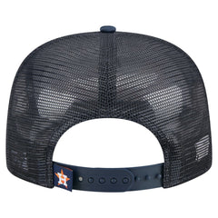 Houston Astros Retro Satin Script Golfer Adjustable Hat Navy