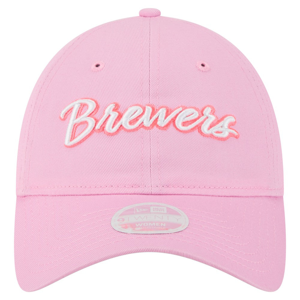 Milwaukee Brewers Women's Mother's Day 9TWENTY Adjustable Hat Pink