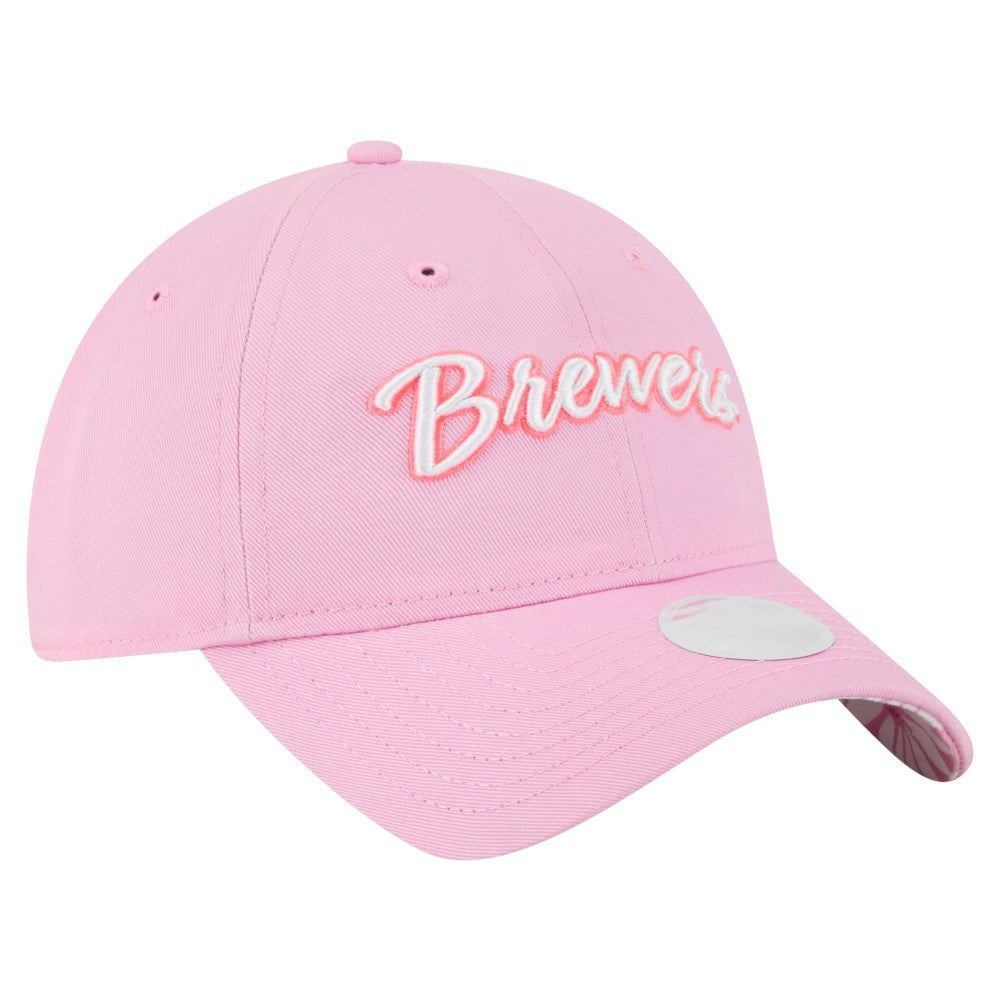 Milwaukee Brewers Women's Mother's Day 9TWENTY Adjustable Hat Pink