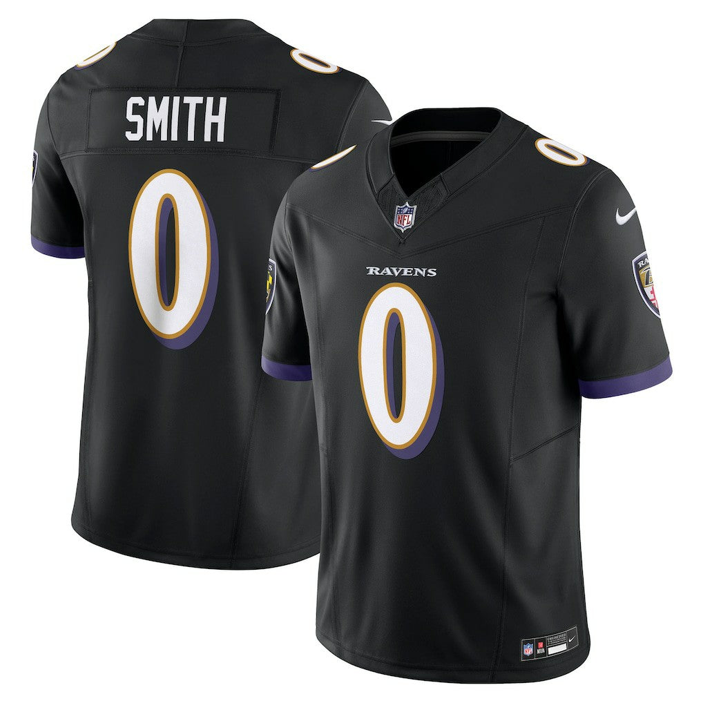 Roquan Smith Baltimore Ravens Alternate Vapor F.U.S.E. Limited Jersey - Black on sale