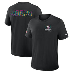 San Francisco 49ers Tall 2025 NFL Crucial Catch Tri-Blend Dri-FIT T-Shirt - Black on sale
