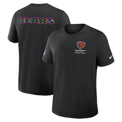 Chicago Bears Tall 2025 NFL Crucial Catch Tri-Blend Dri-FIT T-Shirt - Black outlet