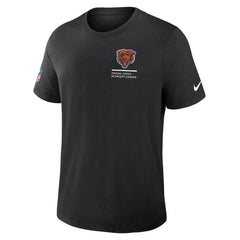 Chicago Bears Tall 2025 NFL Crucial Catch Tri-Blend Dri-FIT T-Shirt - Black outlet