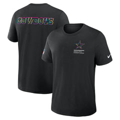 Dallas Cowboys Tall 2025 NFL Crucial Catch Tri-Blend Dri-FIT T-Shirt - Black outlet