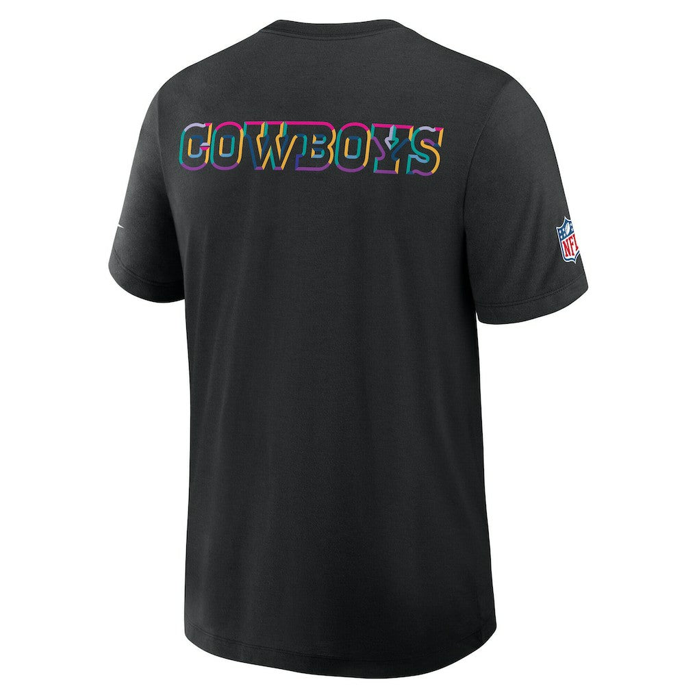 Dallas Cowboys Tall 2025 NFL Crucial Catch Tri-Blend Dri-FIT T-Shirt - Black outlet