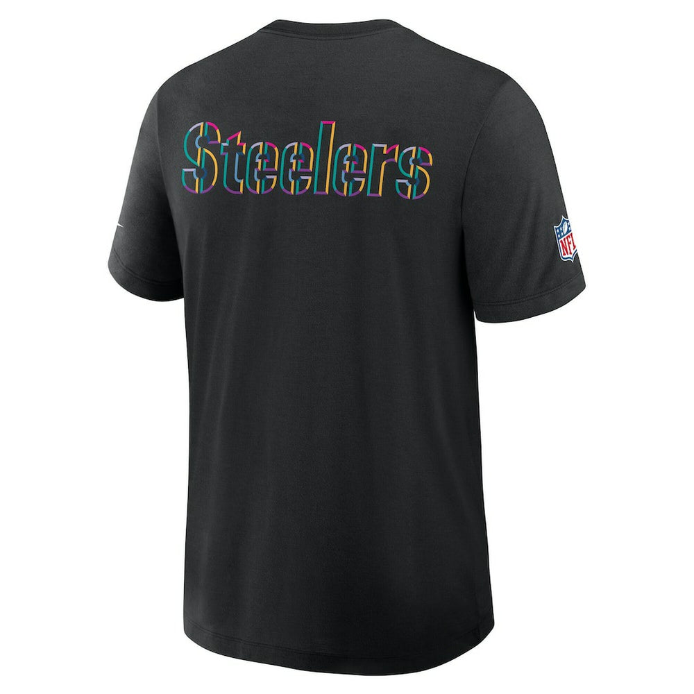Pittsburgh Steelers Tall 2025 NFL Crucial Catch Tri-Blend Dri-FIT T-Shirt - Black online