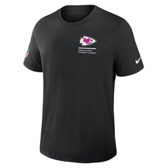 Kansas City Chiefs Tall 2025 NFL Crucial Catch Tri-Blend Dri-FIT T-Shirt - Black on sale