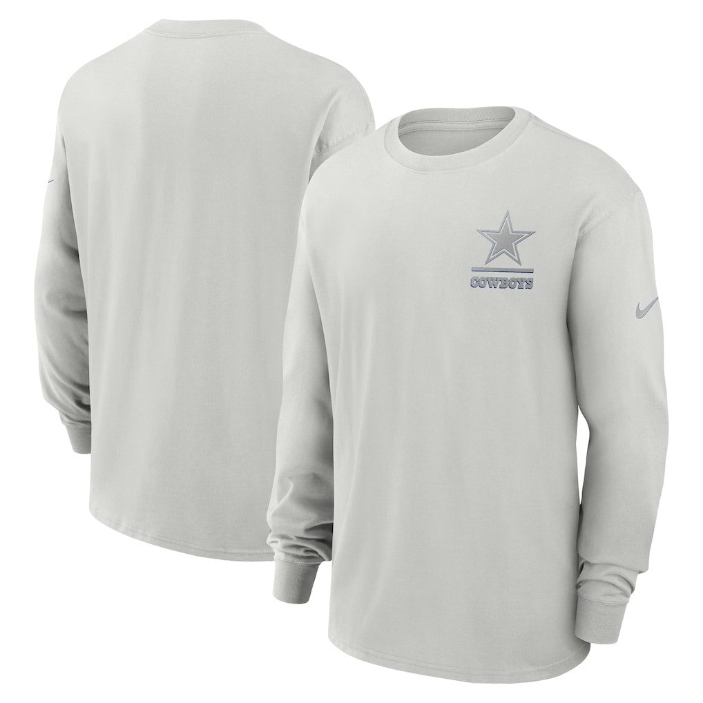 Dallas Cowboys Essential Heavy Max90 Long Sleeve T-Shirt - Gray sale
